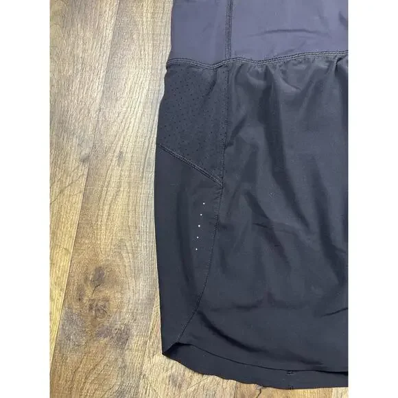 Athleta Run With It 16" Skort Black Athletic Running Skirt Womens Size Large L . - Picture 2 of 11